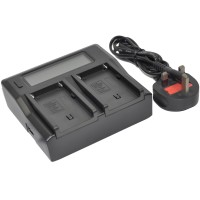 Replace Charger AC Dual LCD for BP-809 Battery (Please note Spec. of original item )
