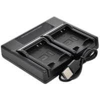 Battery Charger USB Dual for NB-5L PowerShot S100 Camera